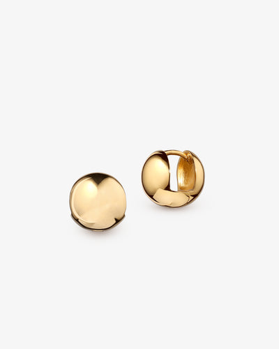 Orb Huggie Hoops